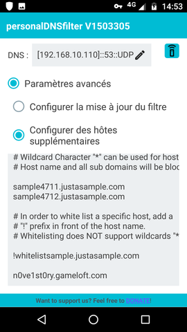 Configurer les hôtes supplémentaires