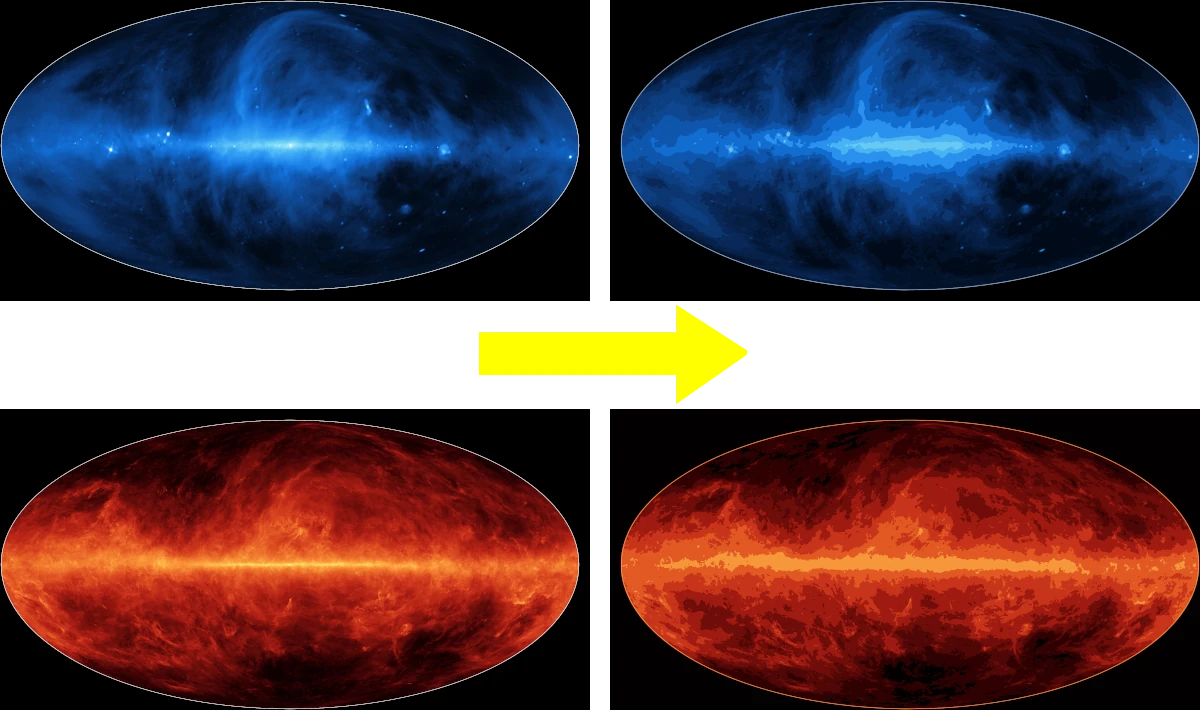 Effet de la vectorisation sur l'arrière-plan