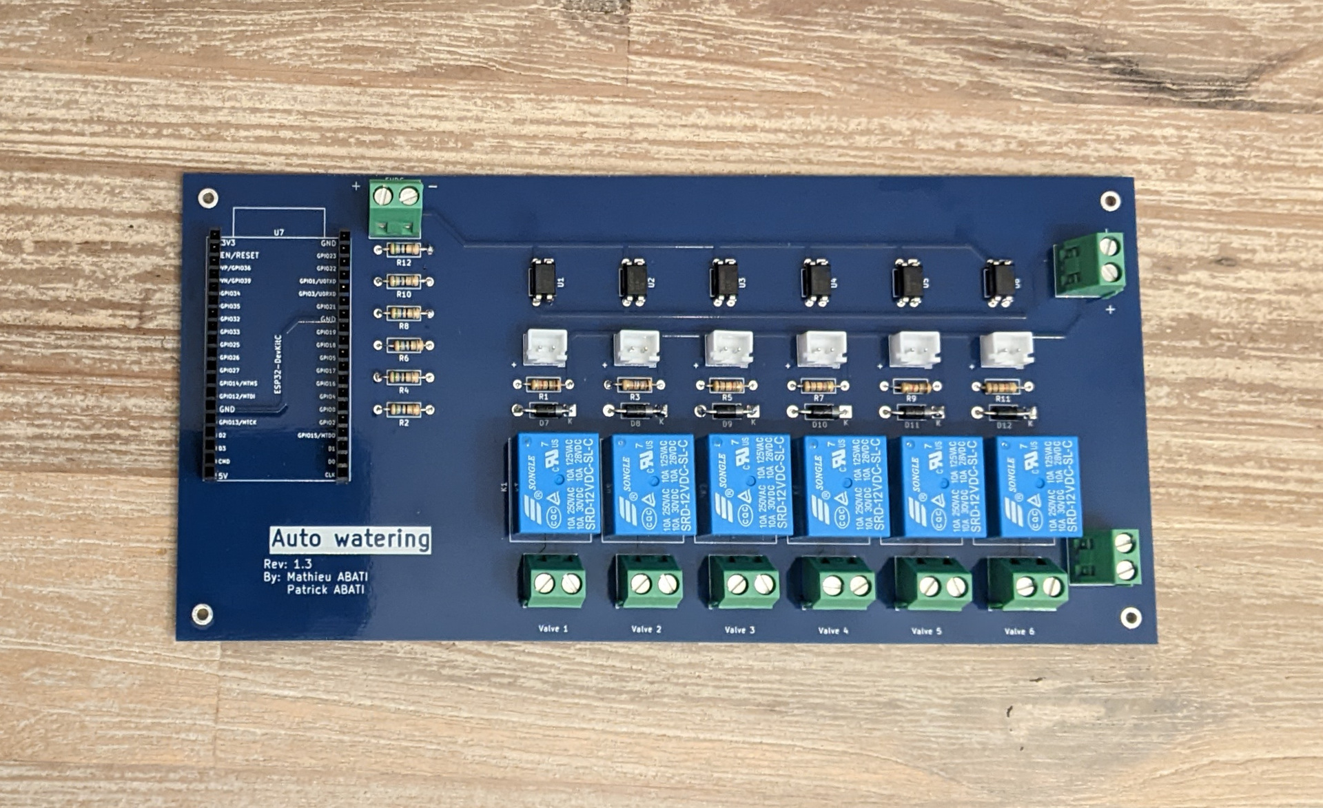 PCB de face